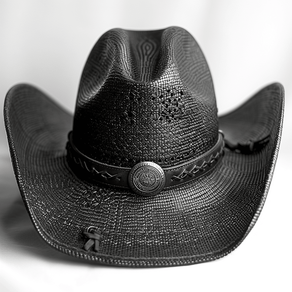 black cowboy hat