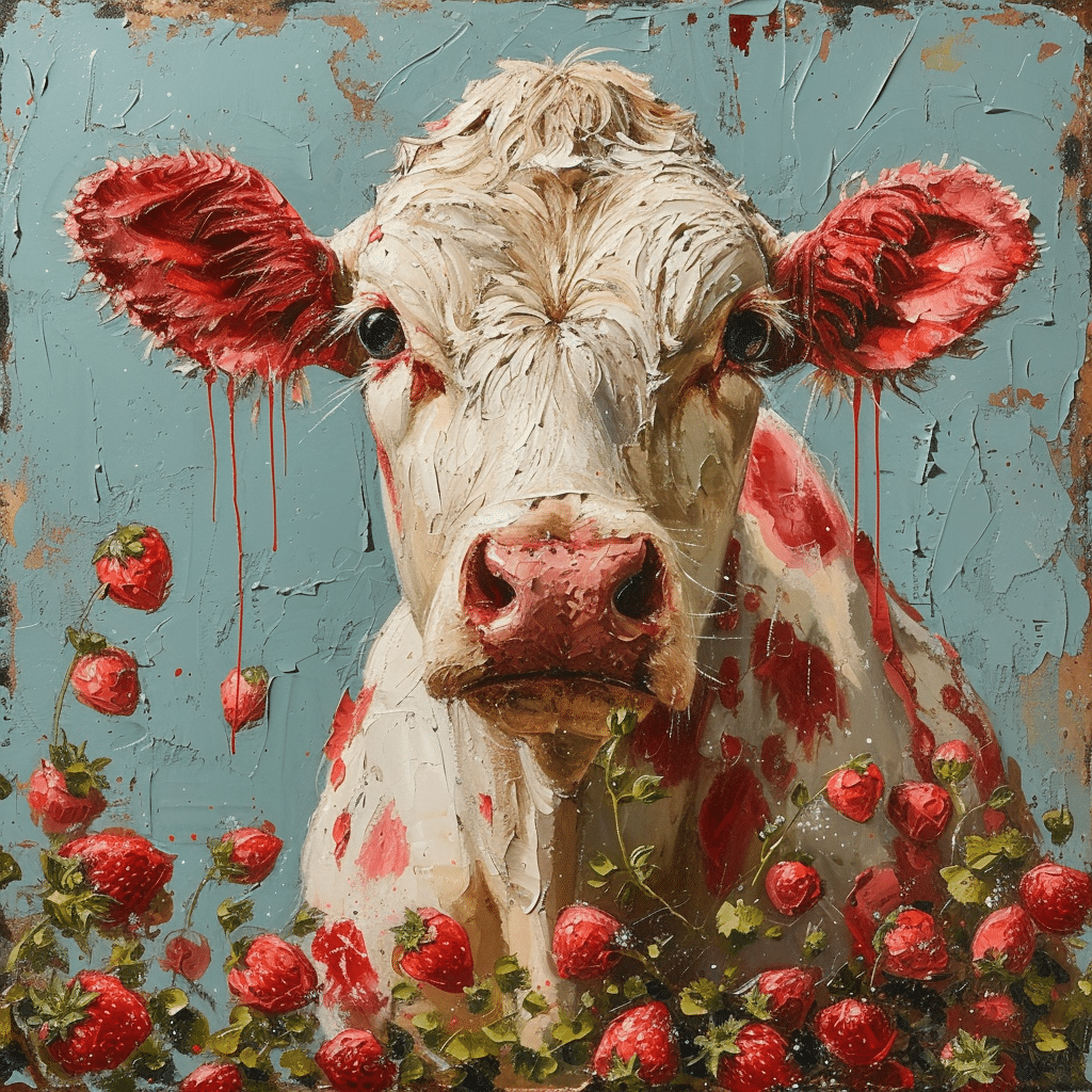 strawberry cow