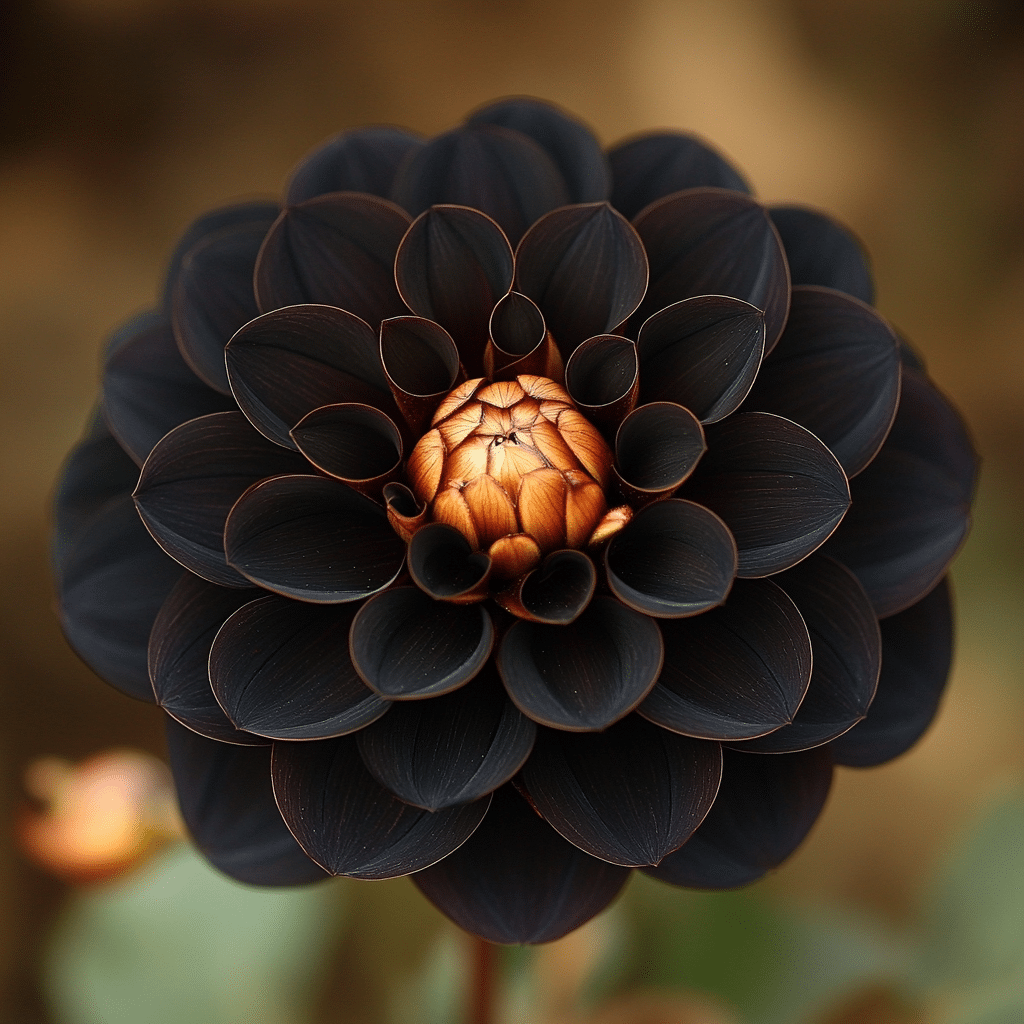 black dahlia flower