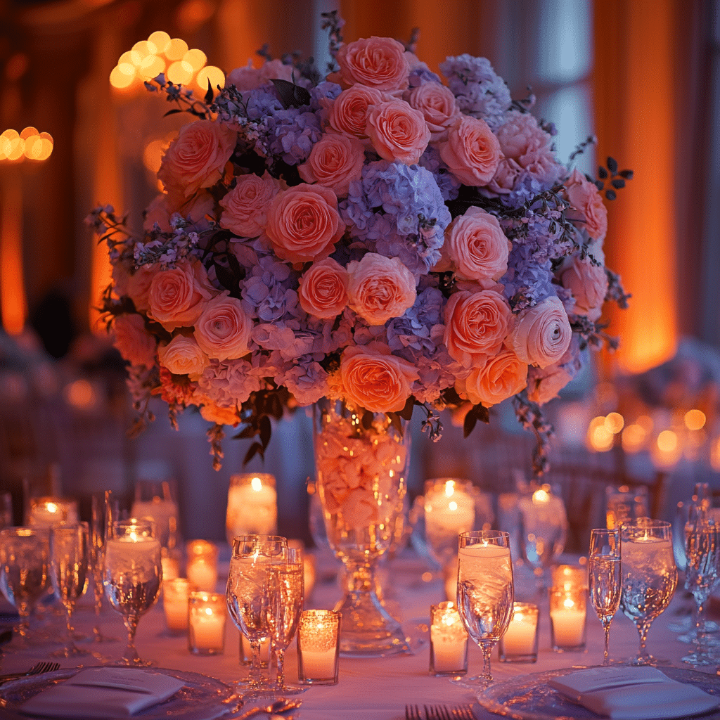 centerpieces at wedding receptions nyt