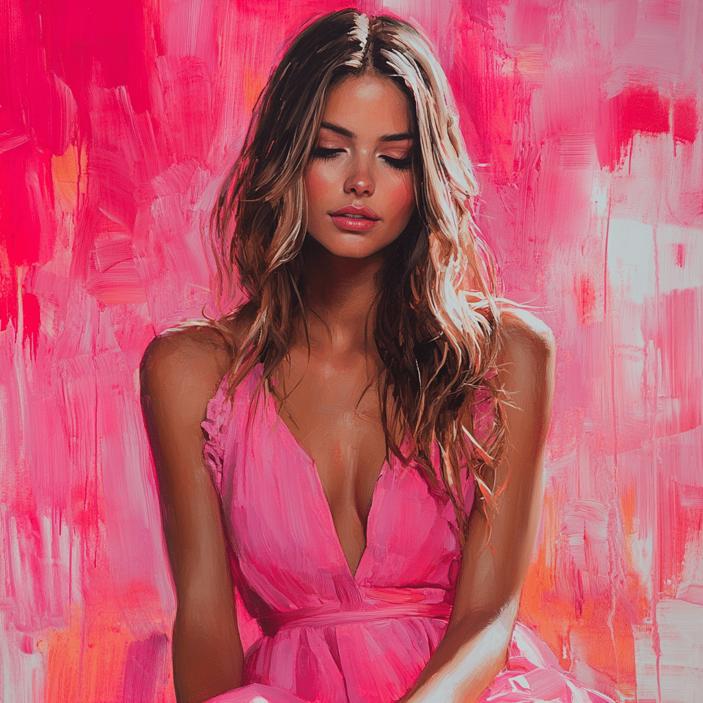 hot pink dress