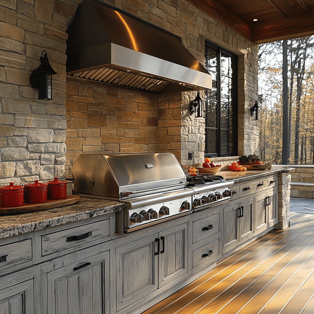 outdoor kitchen cabinets