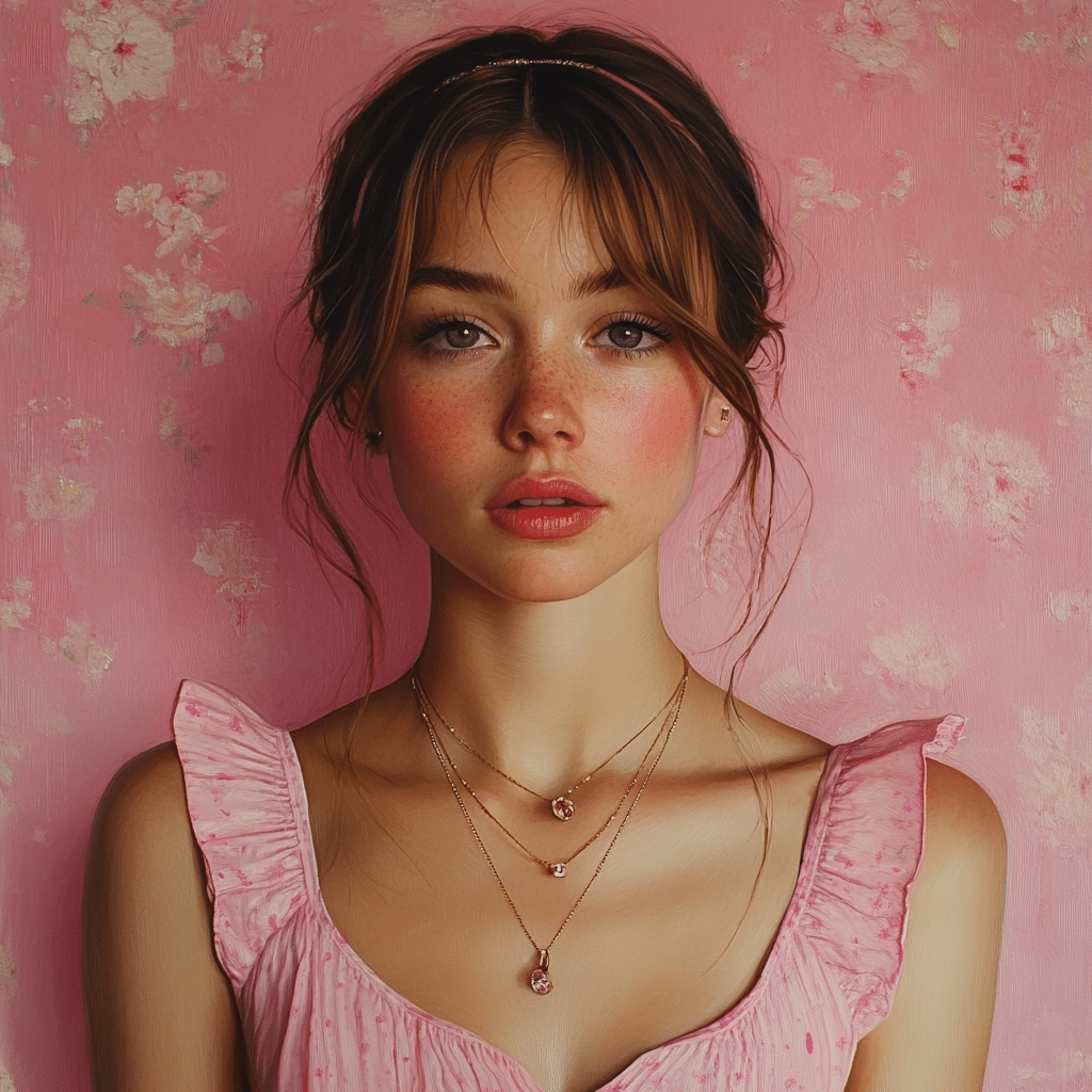 pink top
