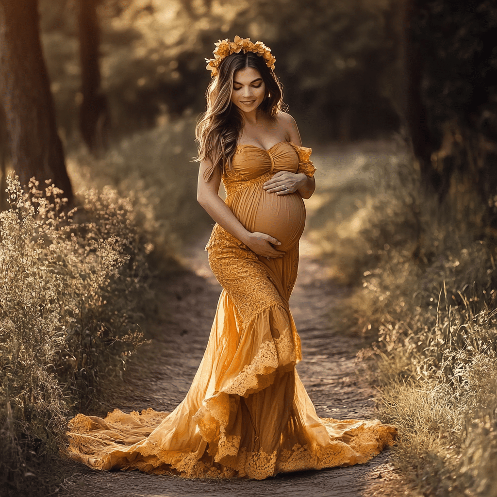 maternity photoshoot dress