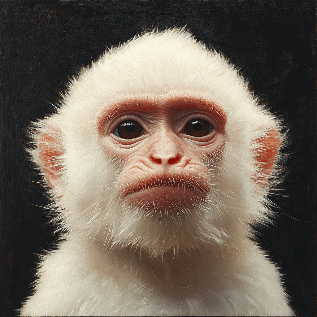 white monkey