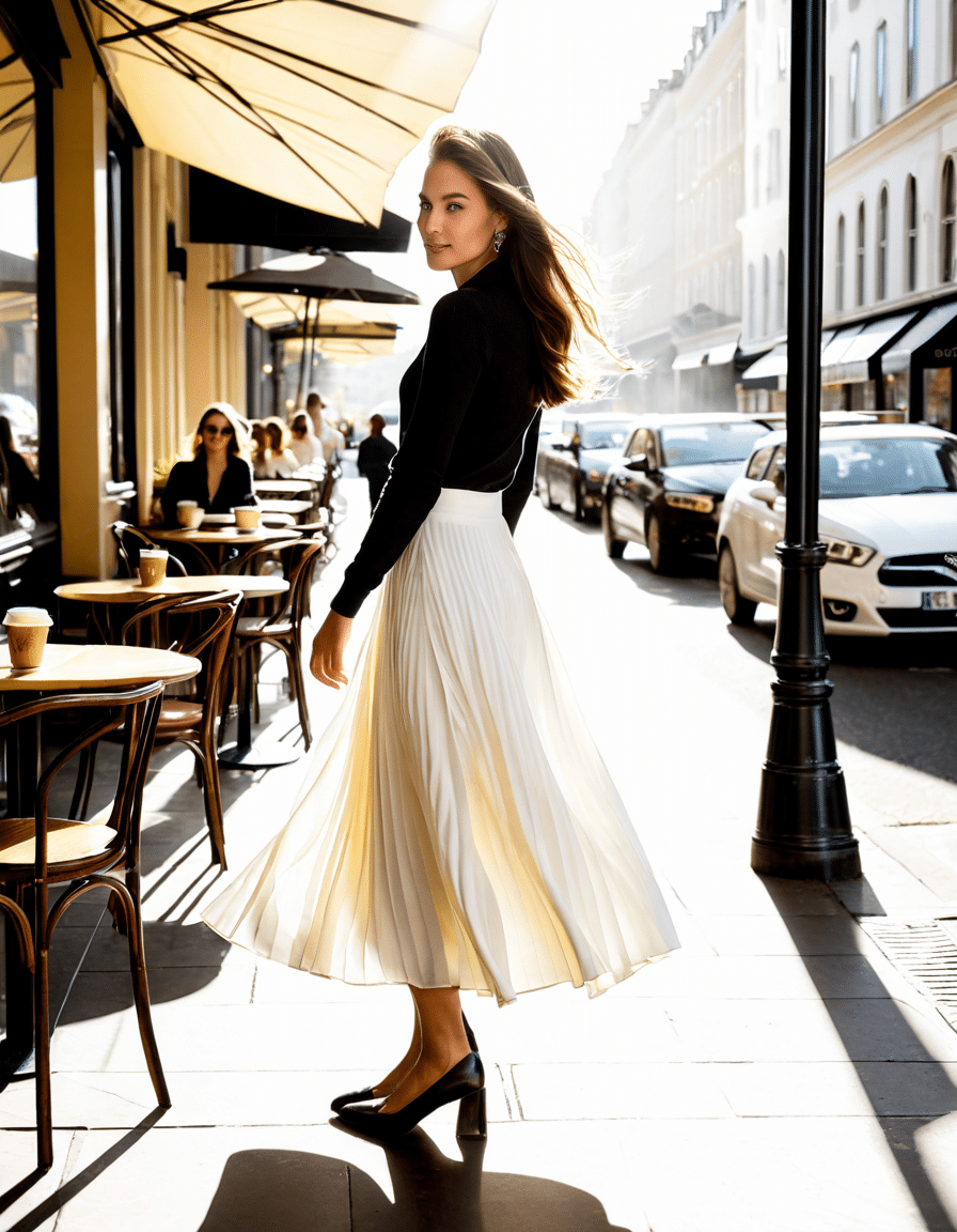 a line skirt