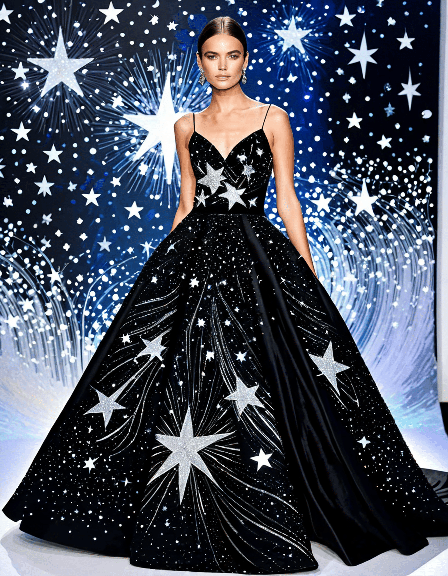 black gown