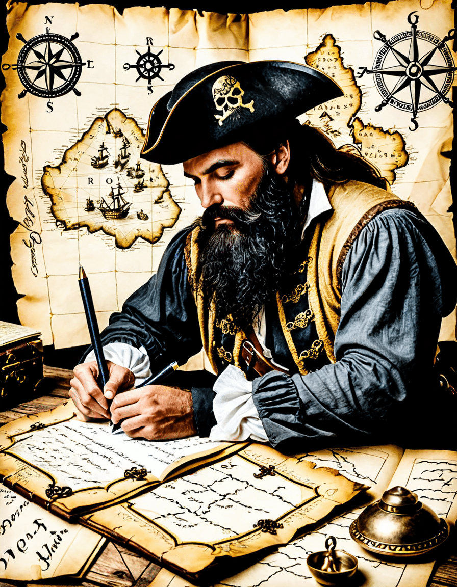 blackbeard writing