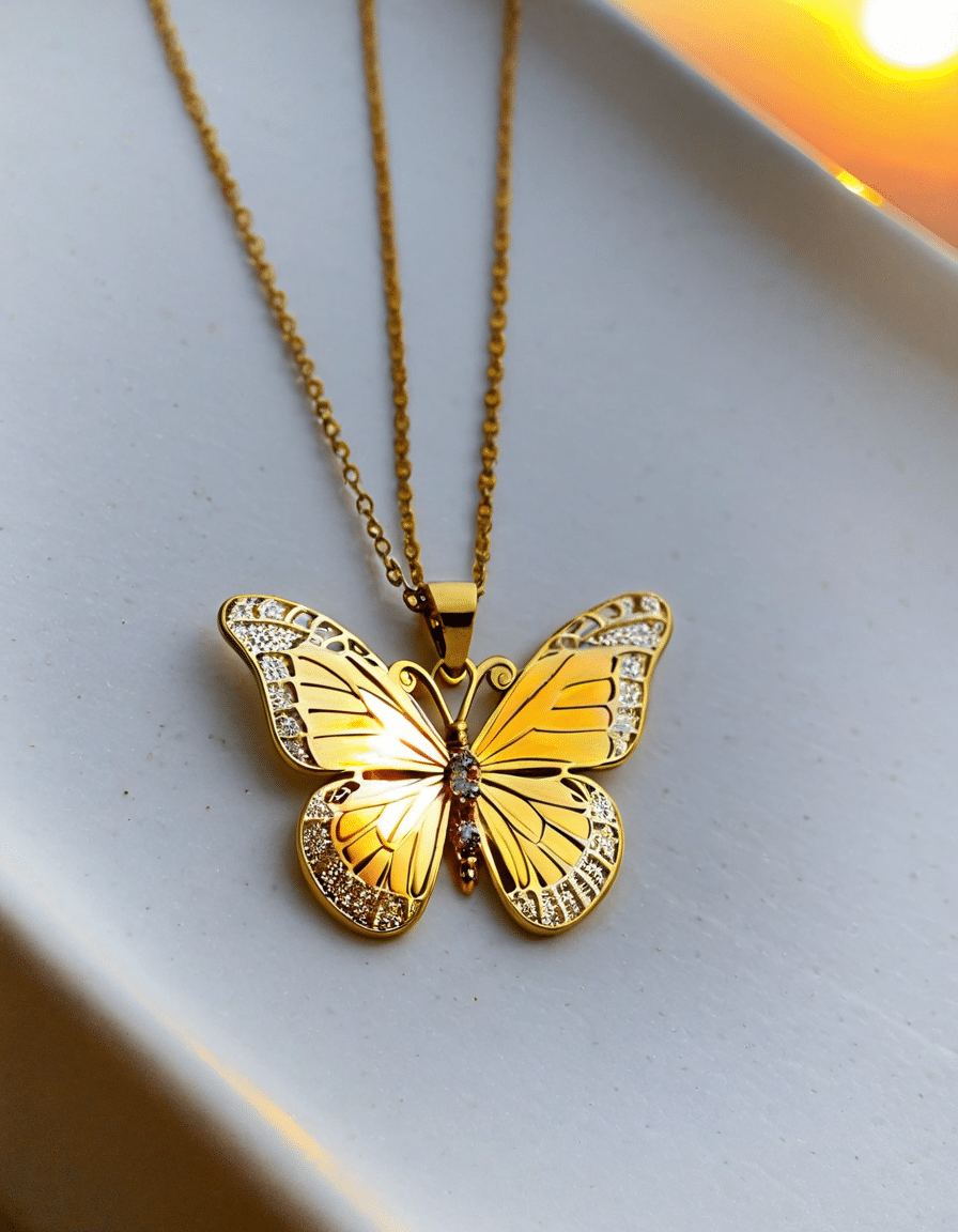 butterfly necklace