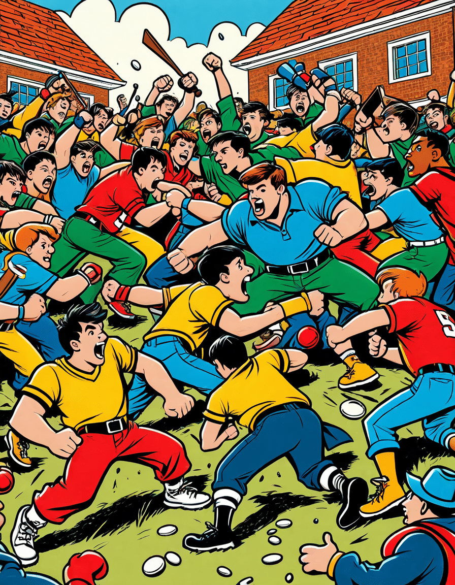 college brawl