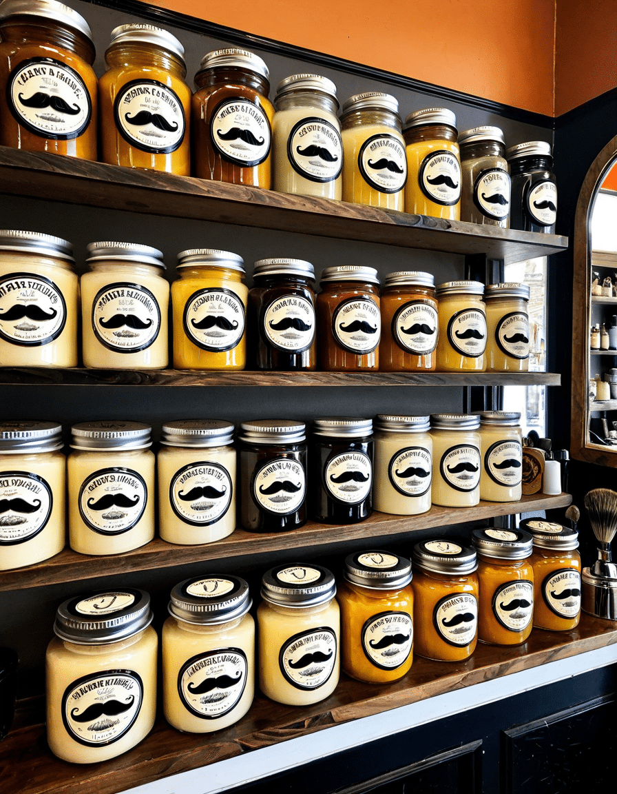 mustache wax