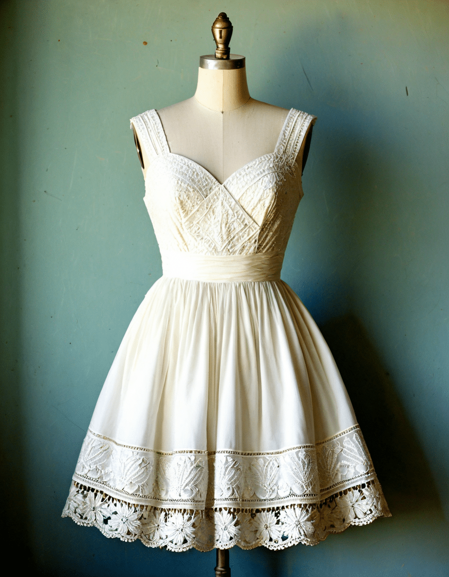 short white dress