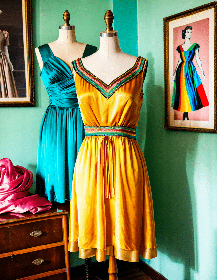 silk dress