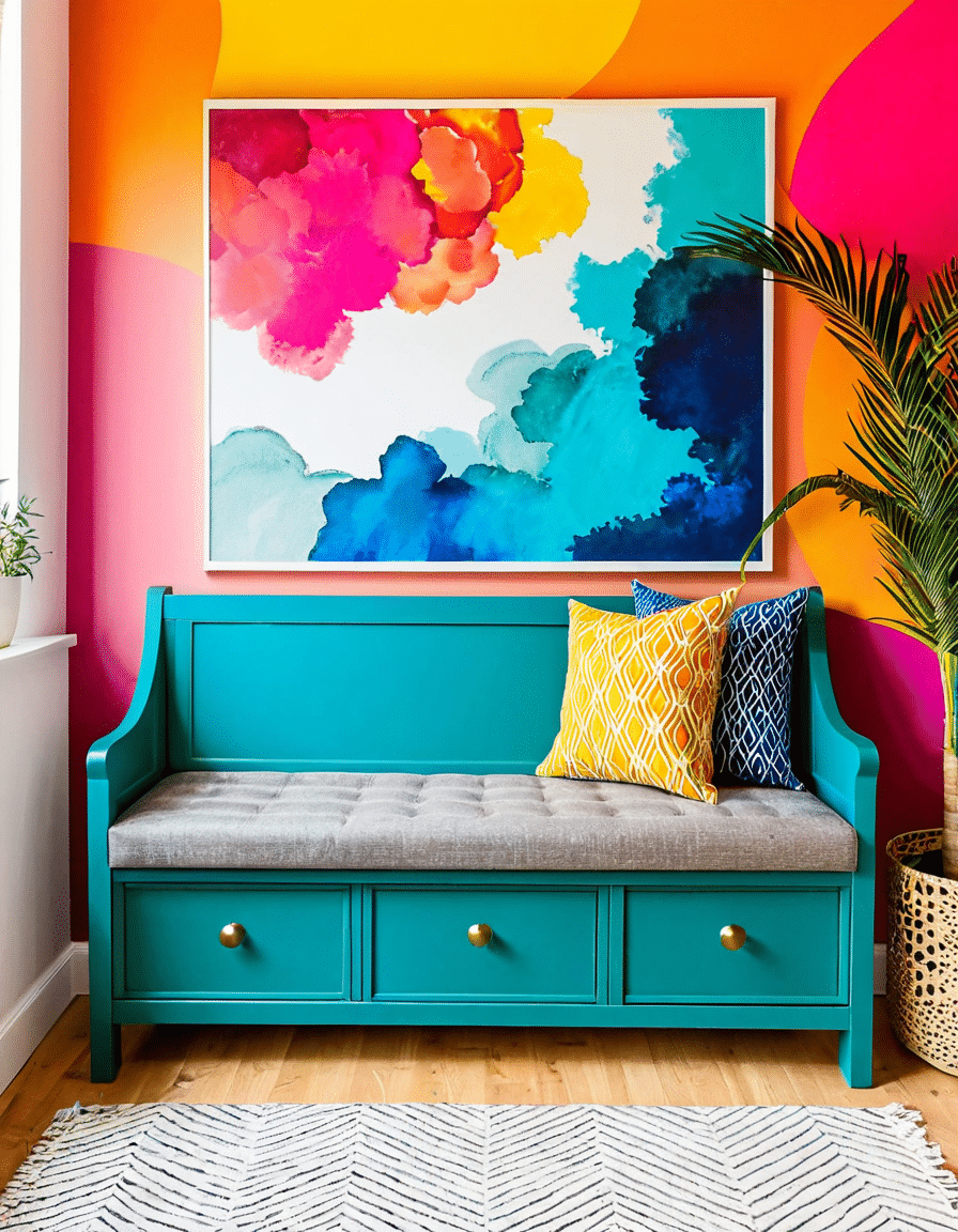 bedroom storage bench