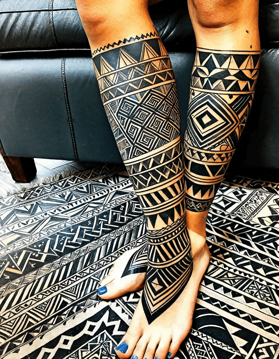leg tattoos