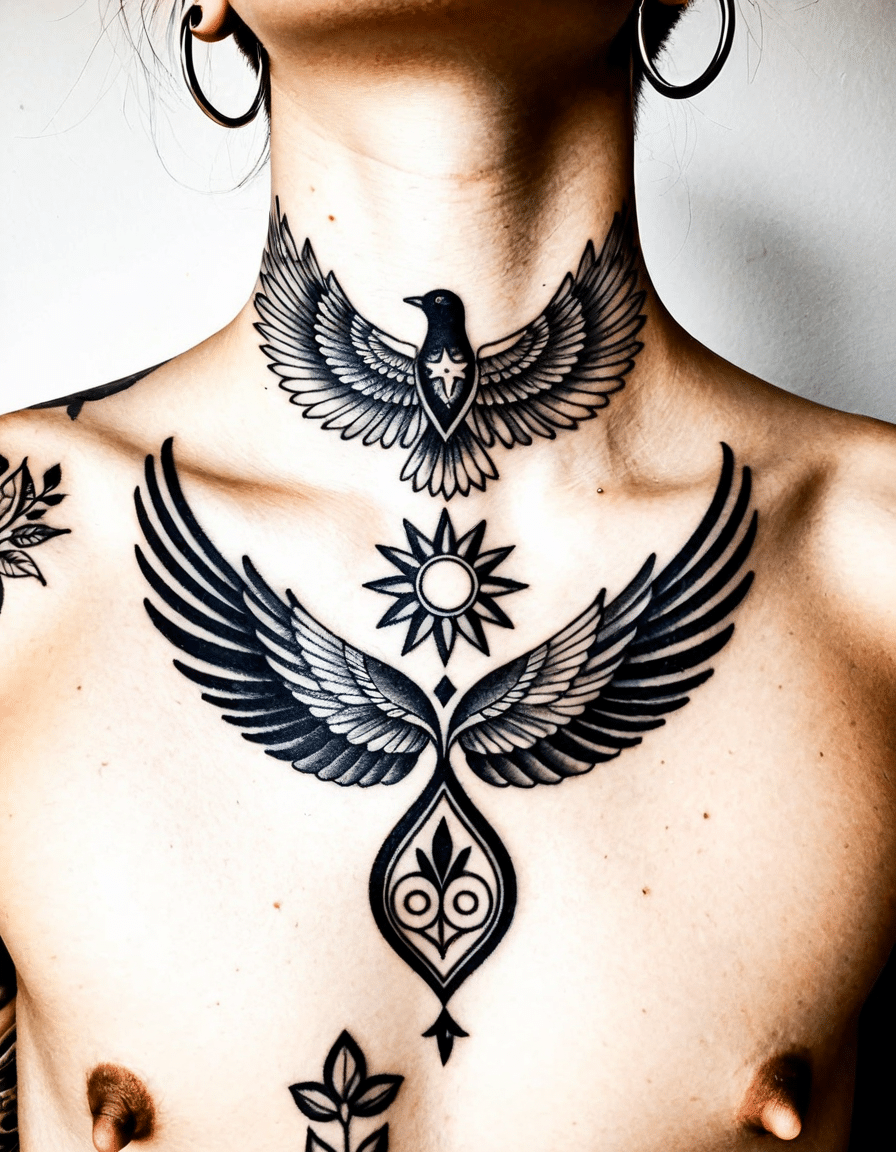 neck tattoo