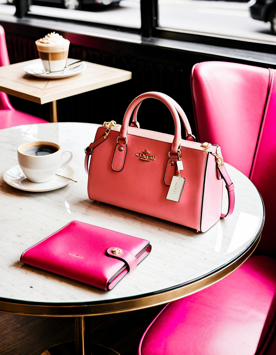 pink coach purse