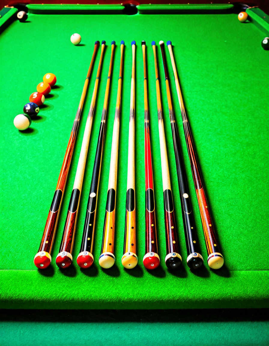 pool cues