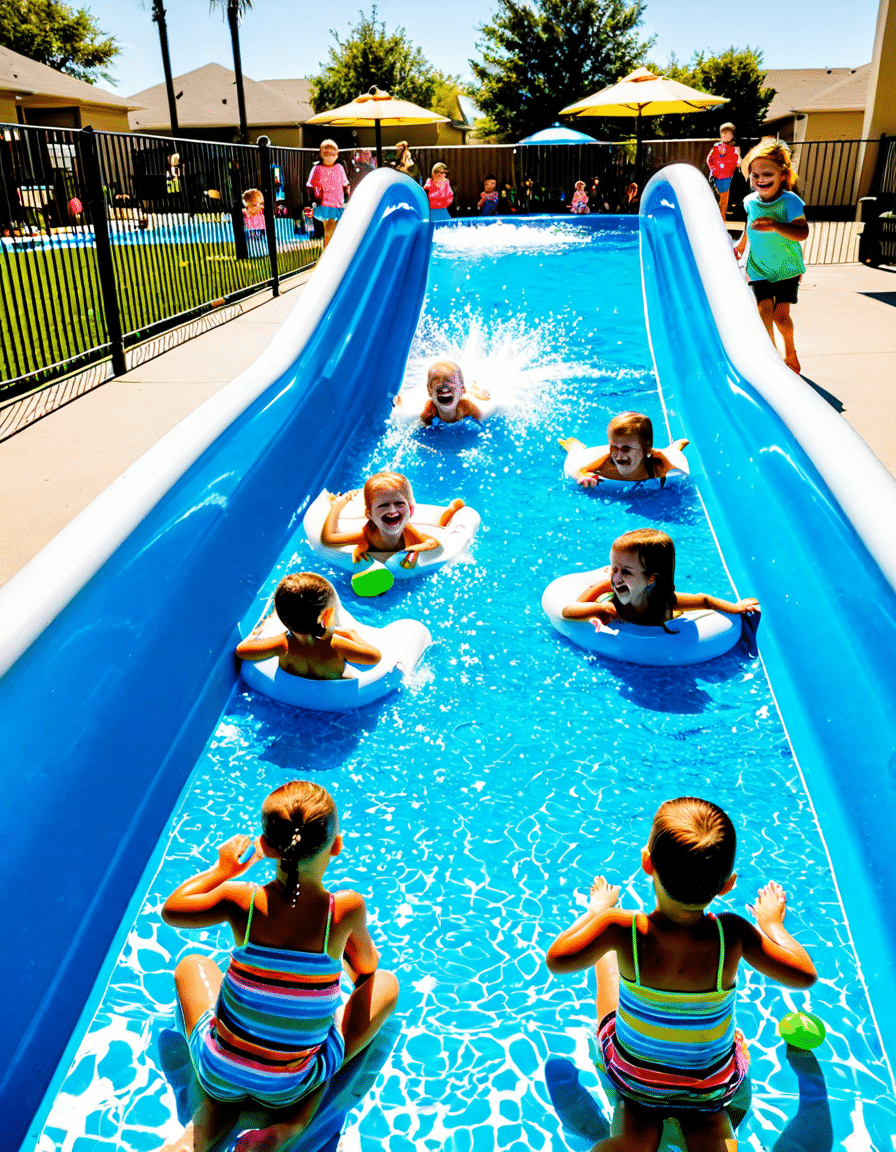 pool slides