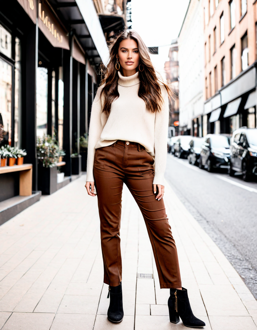 brown pants