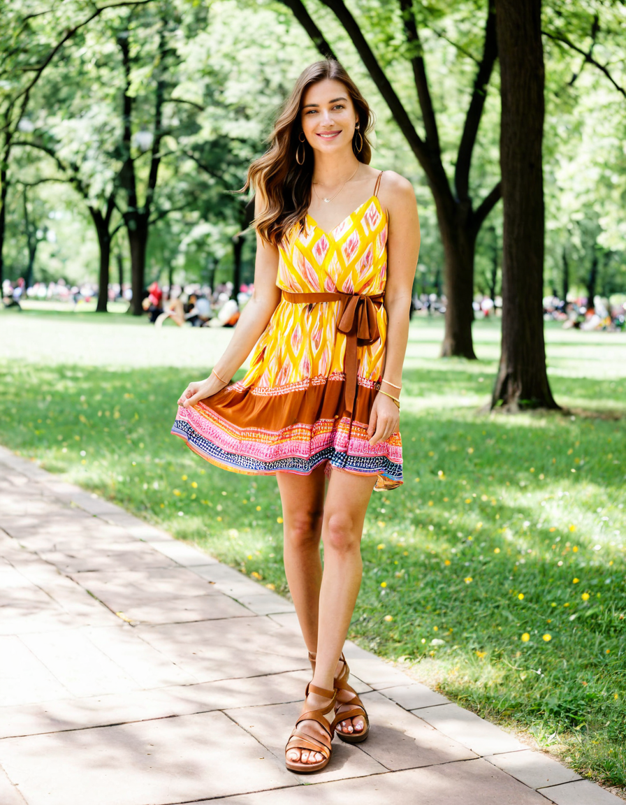 brown sandals