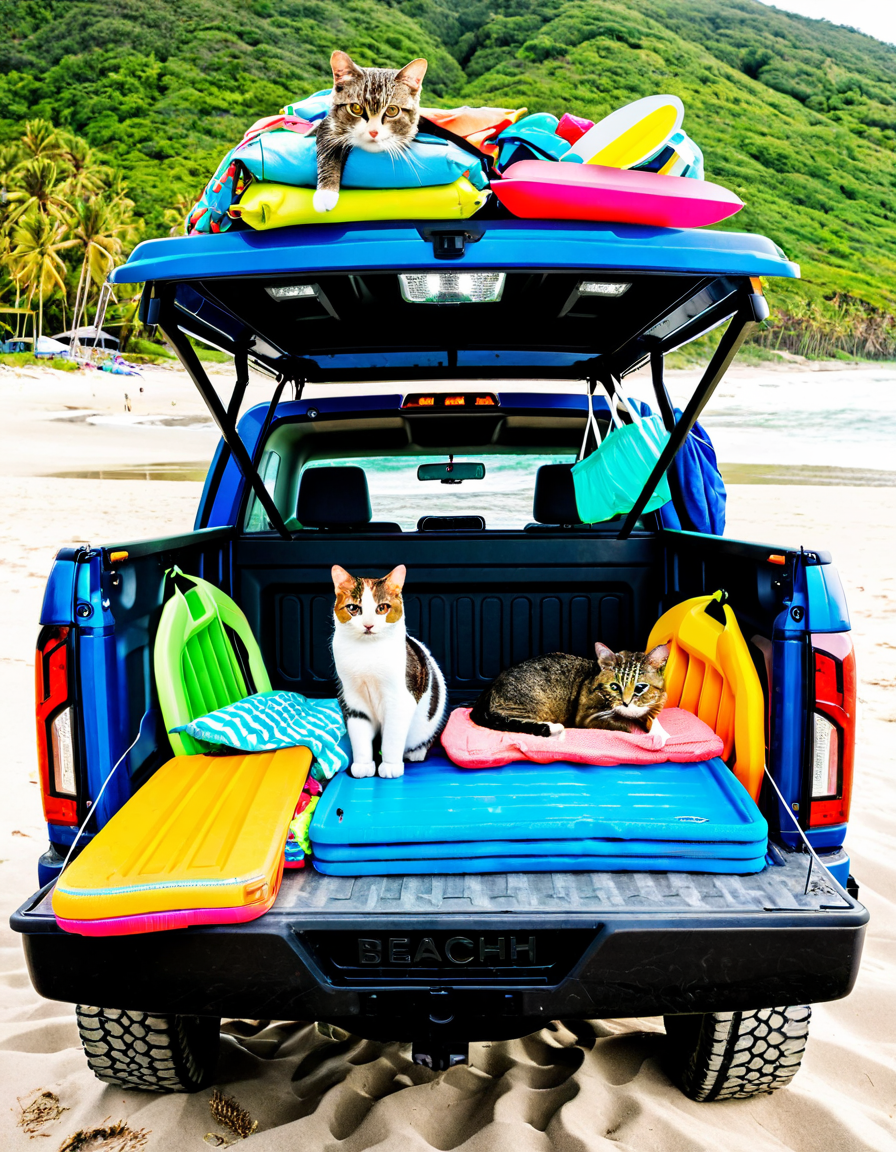 cat pickup truck