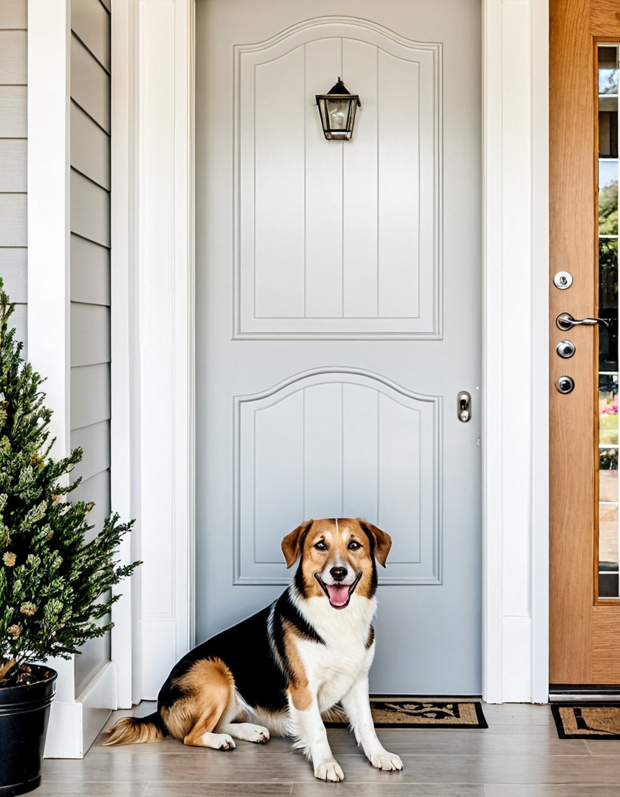 dog and door