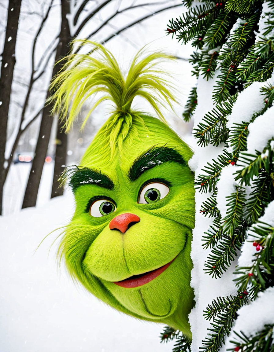 grinch face