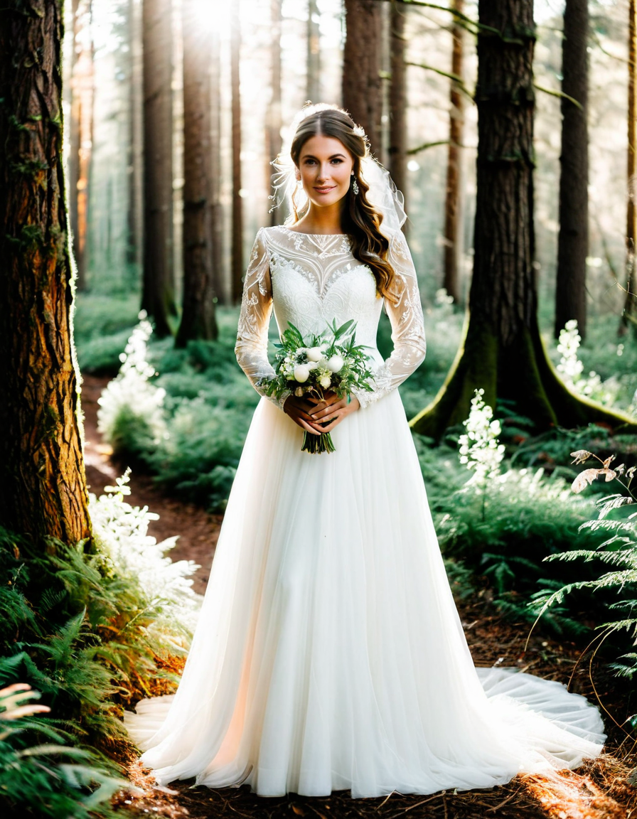 long sleeve wedding dress