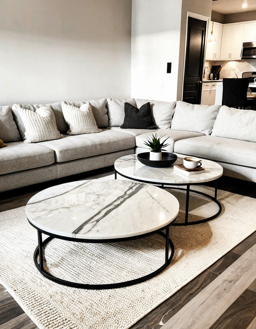 marble coffee table