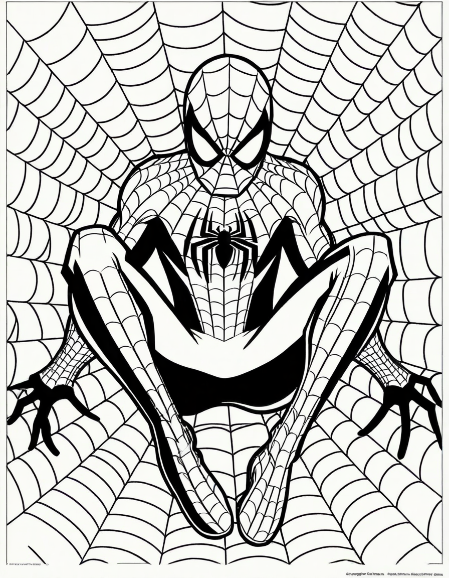 spider man coloring pages