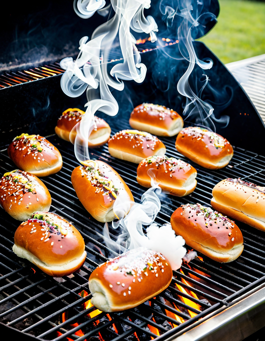 hot dog buns