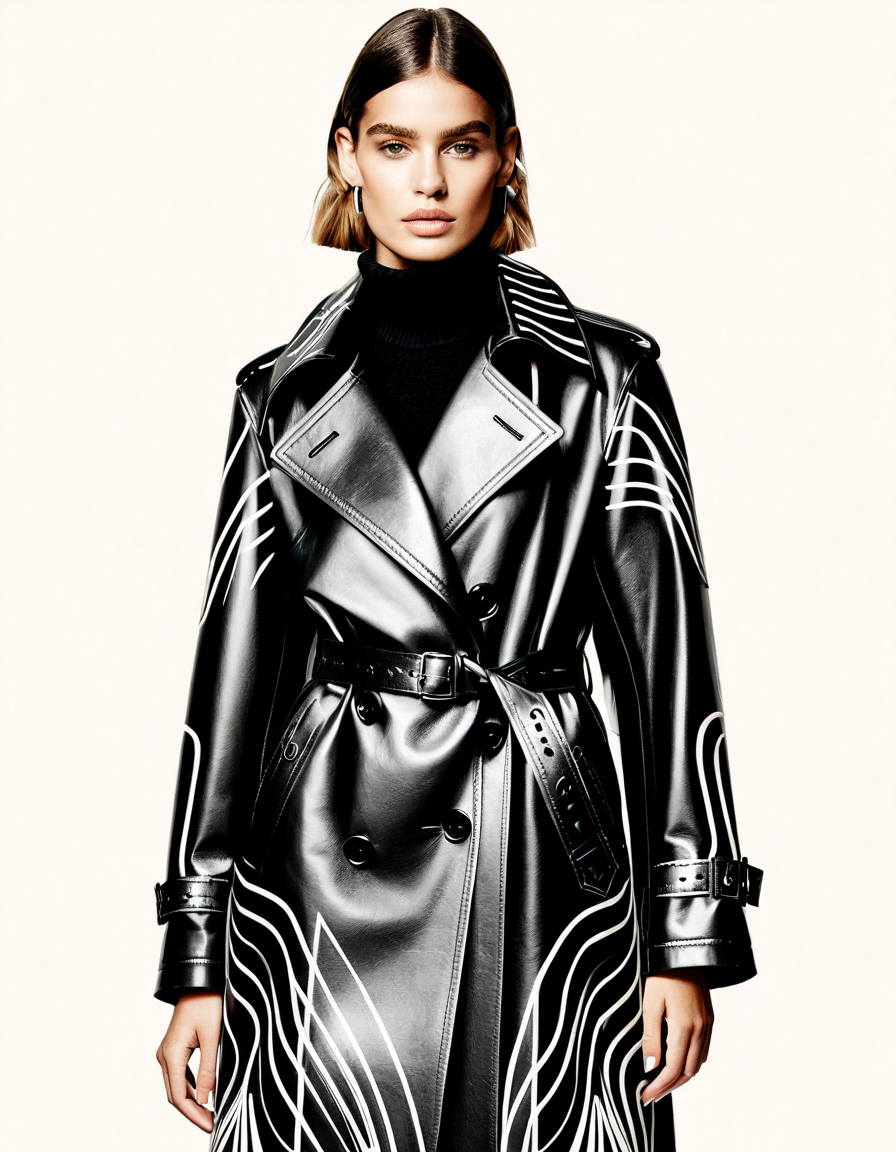 leather trench coat