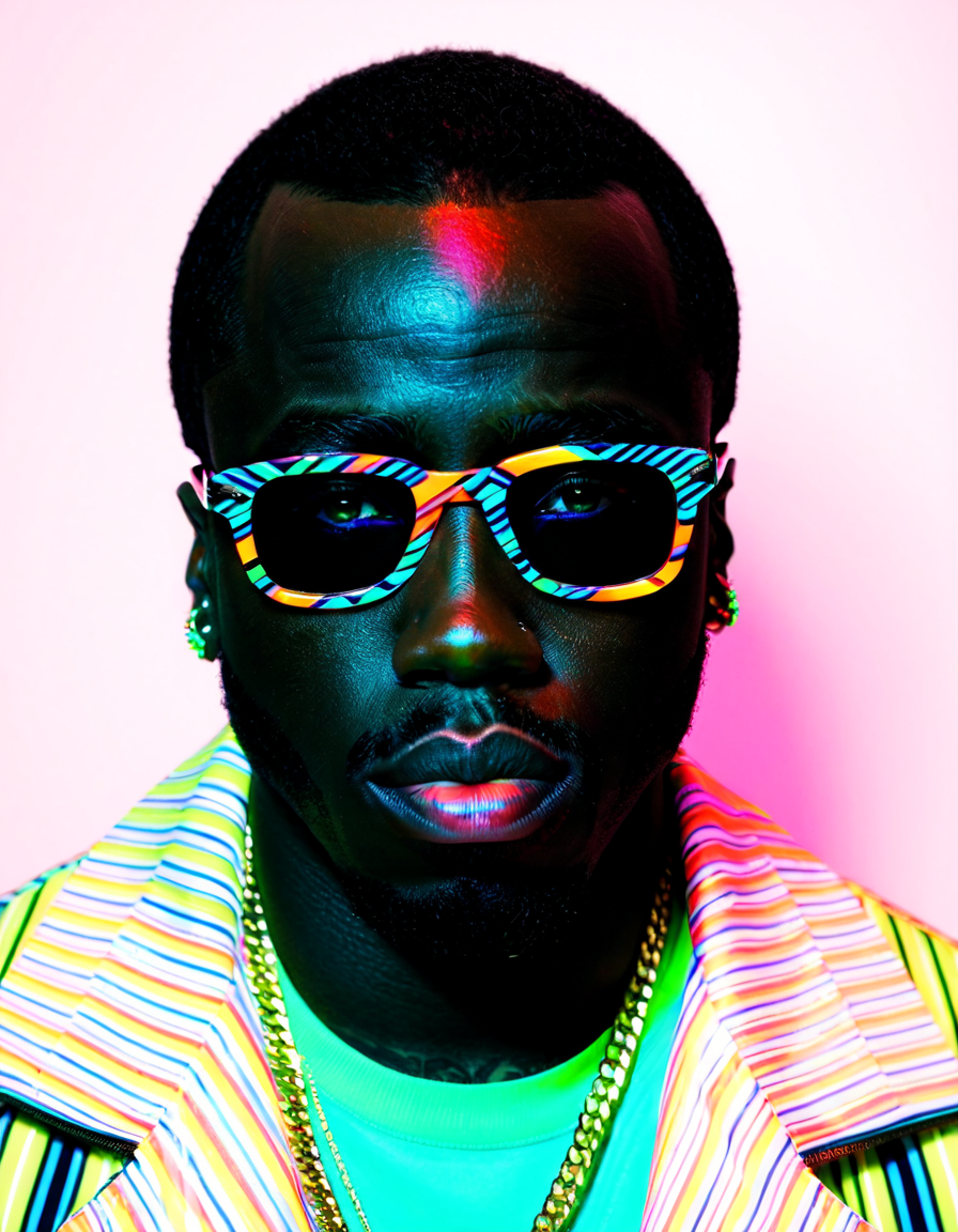 p diddy mugshot