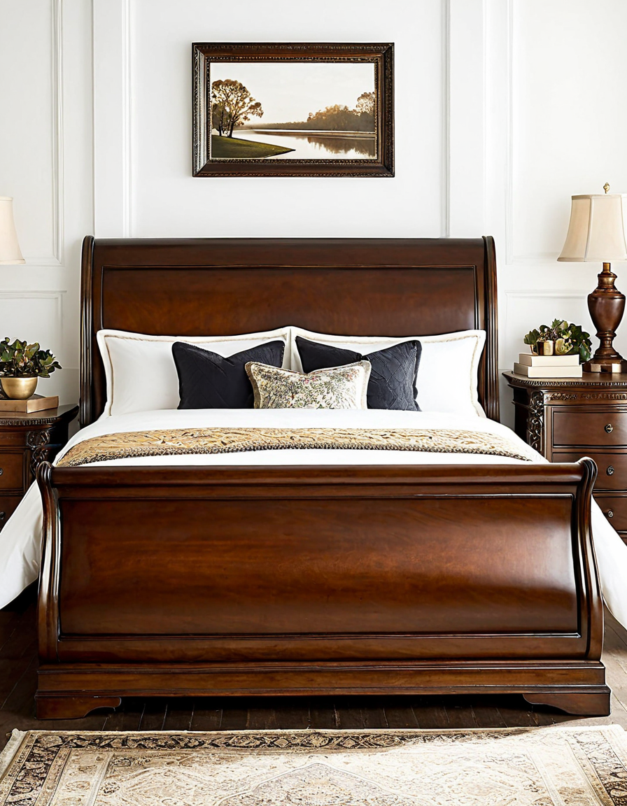 sleigh bed